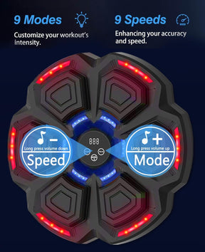 Bluetooth Smart Boxing Machine – Wall Mounted with 9 Speeds & Built-in Speaker