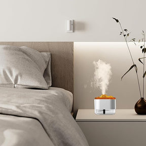 Volcano Flame Essential Oil Diffuser & Humidifier – Aromatherapy with Light