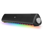 Bluetooth Computer Speaker – 20W Hi-Fi Soundbar with RGB Lights, AUX/Bluetooth, All-in-One Control