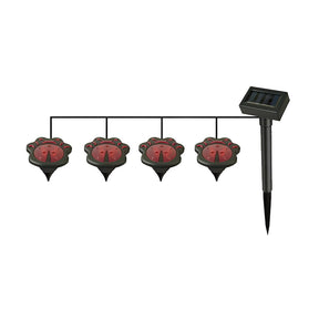 Whimsical Solar Garden Lights – Set of 4 Decorative Outdoor Pathway Lights