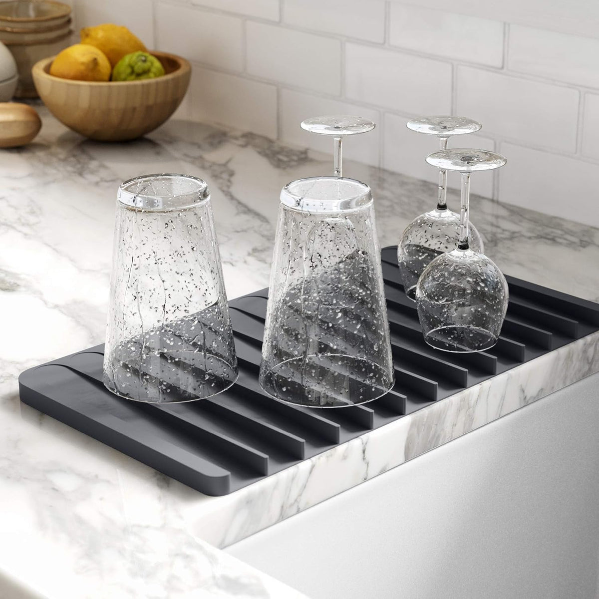 Silicone Drying Mat – Self-Draining, Heat-Safe, Non-Slip, Multi-Purpose