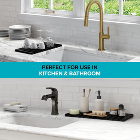 Silicone Drying Mat – Self-Draining, Heat-Safe, Non-Slip, Multi-Purpose