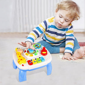 Musical Learning Table – Turn-Knob Sound Toy with Cute Animals