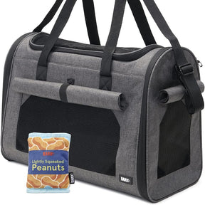 BarkBox Medium Dog Travel Carrier – Airline Approved Bed + Toy