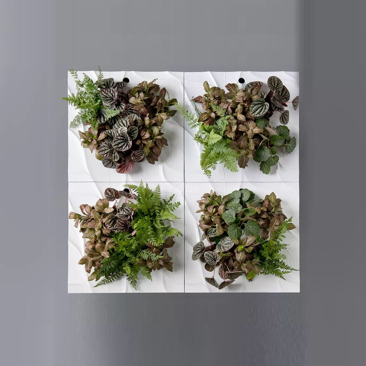 SageGreenLife Edelwhite Vertical Wall Planter – 13" Living Frame for 2" Plants