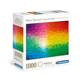 Clementoni 1000pc Gradient Rainbow Puzzle – High Quality Printing, Made in Italy