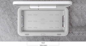 Samsung Qi Wireless Charger & UV Sanitizer – Fast Wireless Charging & 99% Germ Removal