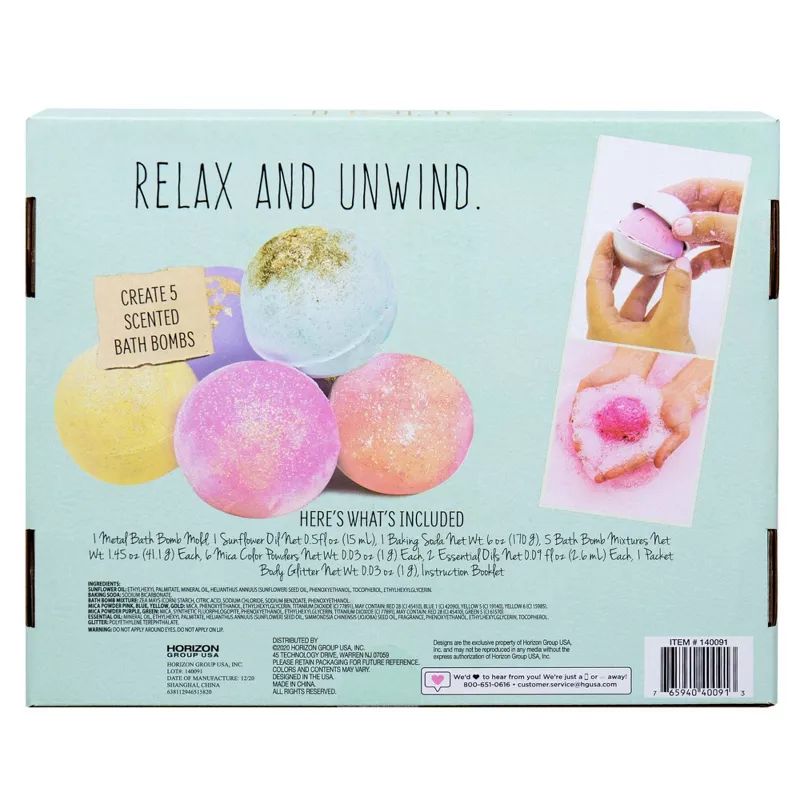 STMT Bath Bombs Kit – DIY Colorful & Fragrant Bath Bomb Making Set