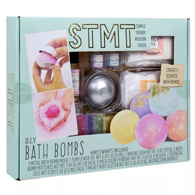 STMT Bath Bombs Kit – DIY Colorful & Fragrant Bath Bomb Making Set