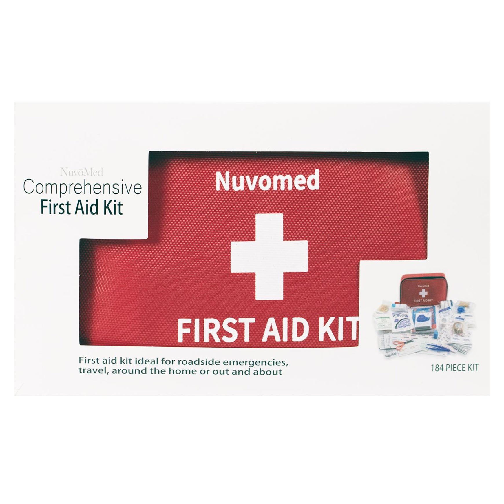184 Piece Comprehensive First Aid Kit – Emergency Survival & Medical Supplies