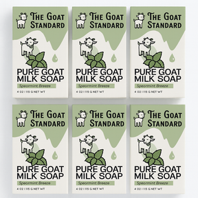 6pk The Goat Standard – Pure Goat Milk Soap 4 oz. – Choose Your Scent