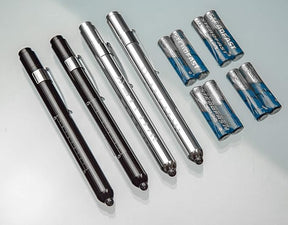 4pk Medical Diagnostic Penlights – White & Warm Light with Pupil Gauge