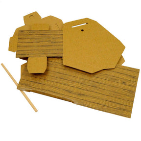 DIY Log Cabin Bird House – Eco-Friendly Waxed Cardboard