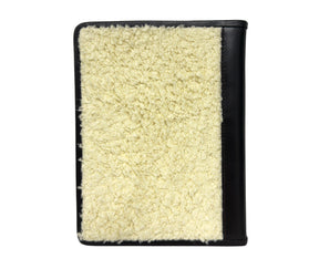 Regal Hill Top Grain Leather Narrow Rule 6″x 8″ Journal – Brown Sherpa Fur