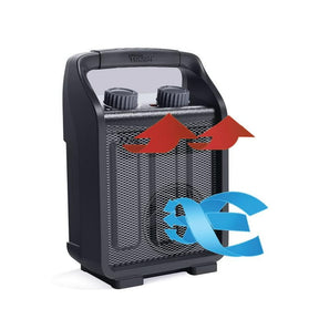 Hyper Tough 1500W Utility Space Heater - Safe Indoor Heat