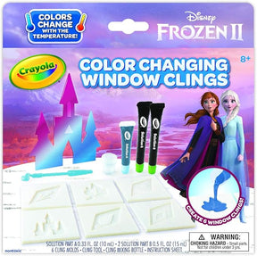 Crayola Frozen 2 Color Changing Window Clings Kit - Crafty Fun Decor!