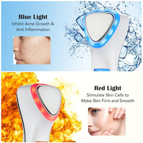 Hot and Cool Facial Massager Skin Care Device – 5-Level Hot & Cold Modes