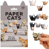 50 Pcs. DIY Origami Paper Cats – Fold Your Own 3D Paper Craft
