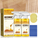 2pcs Natural Beeswax Furniture & Floor Care Spray – 2-in-1 Cleaner & Restorer