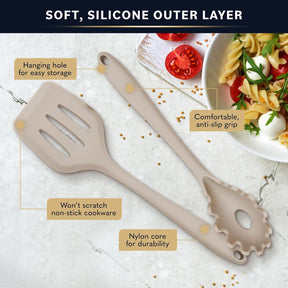 Home Hero 22-Piece Silicone Kitchen Utensils Set with Holder