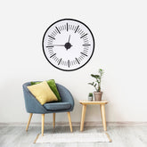 Kikkerland Pop-Up Wall Clock – 32″ Foldable Fabric Wall Clock