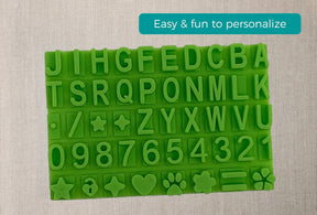 Baby Mushroom Farmhouse Hand & Footprint Keepsake Frame Kit – Rustic 9" x 11" Distressed Wood