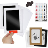 Ultimate Baby Ink Hand & Footprint Kit – 2-Pack Inkless Pad Stamp with Frame & Stencil