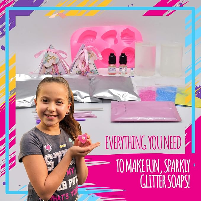 DIY Soap Making Kit – Arts & Crafts with Silicone Molds & Gift Boxes