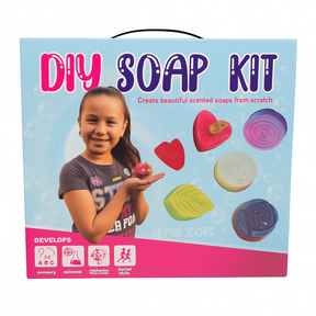 DIY Soap Making Kit – Arts & Crafts with Silicone Molds & Gift Boxes