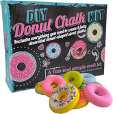 DIY Donut-Shaped Sidewalk Chalk Kit – Make 8+ Colorful Donut Chalks with Silicone Mold