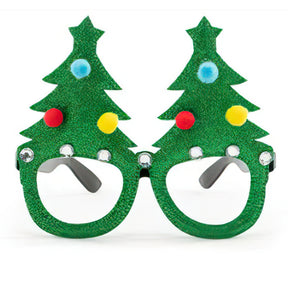 Demdaco Holiday Christmas Glasses – Fun Festive Eyeglasses, 6 Assorted Styles