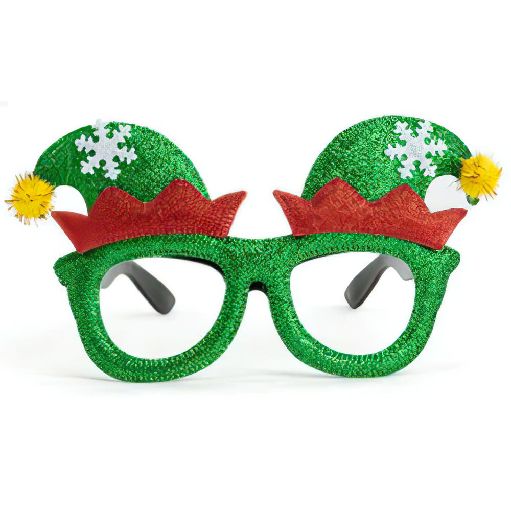 Demdaco Holiday Christmas Glasses – Fun Festive Eyeglasses, 6 Assorted Styles
