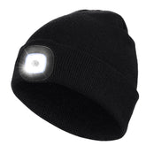 FarPoint USB Rechargeable Light-Up Beanie – 200 Lumen LED Hat