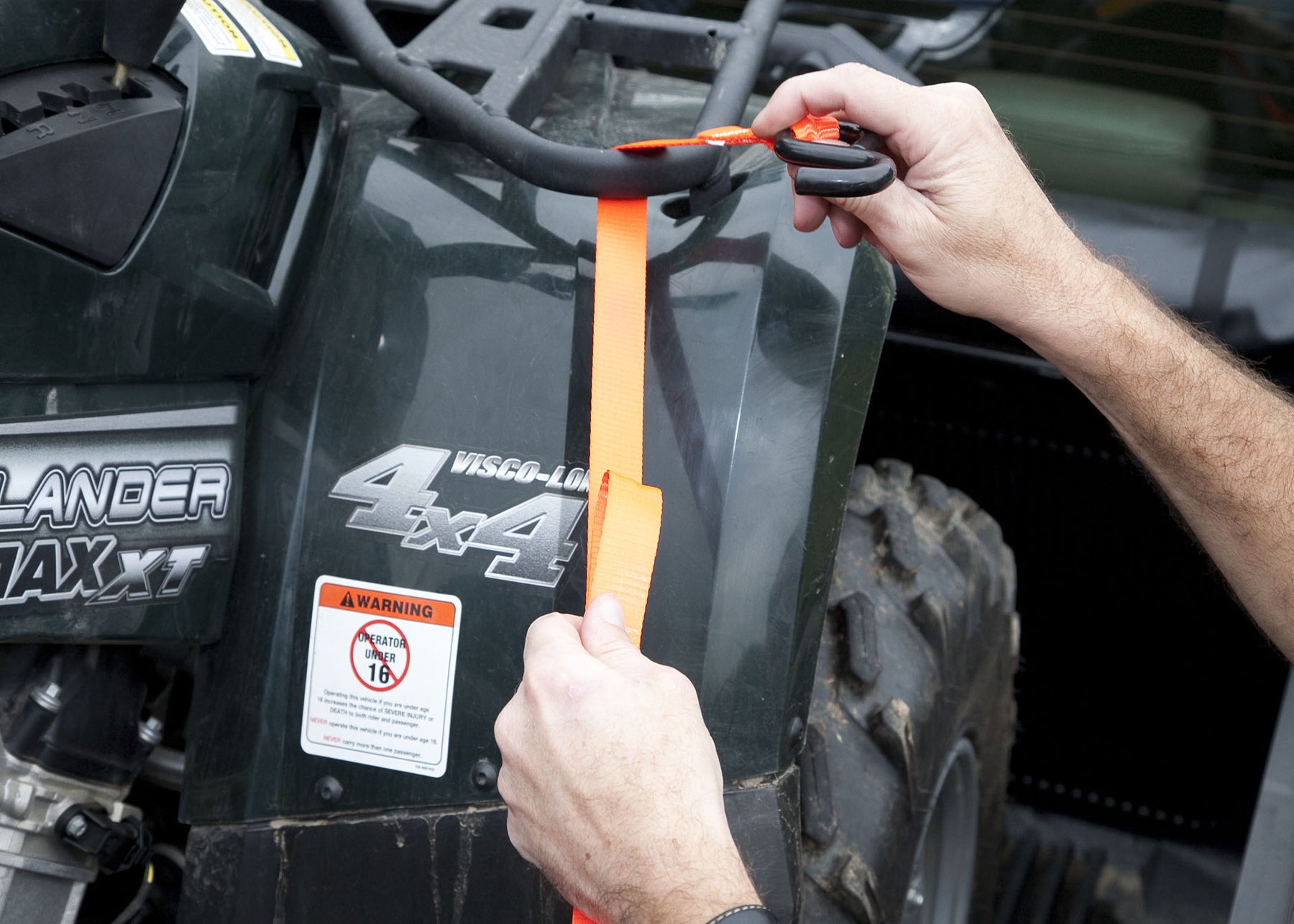 Tool Solutions Ratchet Tie-Down Straps – 2 Pack, 10' Adjustable, 1500 lb Strength