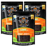 3pk Prime Cuts Beef Jerky 2.5oz Bags – USDA Prime Brisket,  Choose 6 Bold Flavors