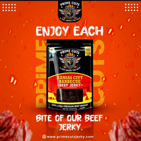3pk Prime Cuts Beef Jerky 2.5oz Bags – USDA Prime Brisket,  Choose 6 Bold Flavors