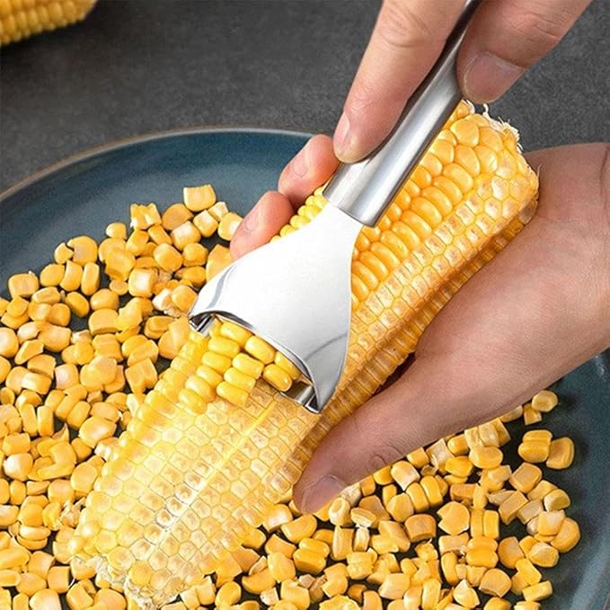 2pk Fast Corn Peeler Stripper – Stainless Steel Corn Kernel Remover Tool