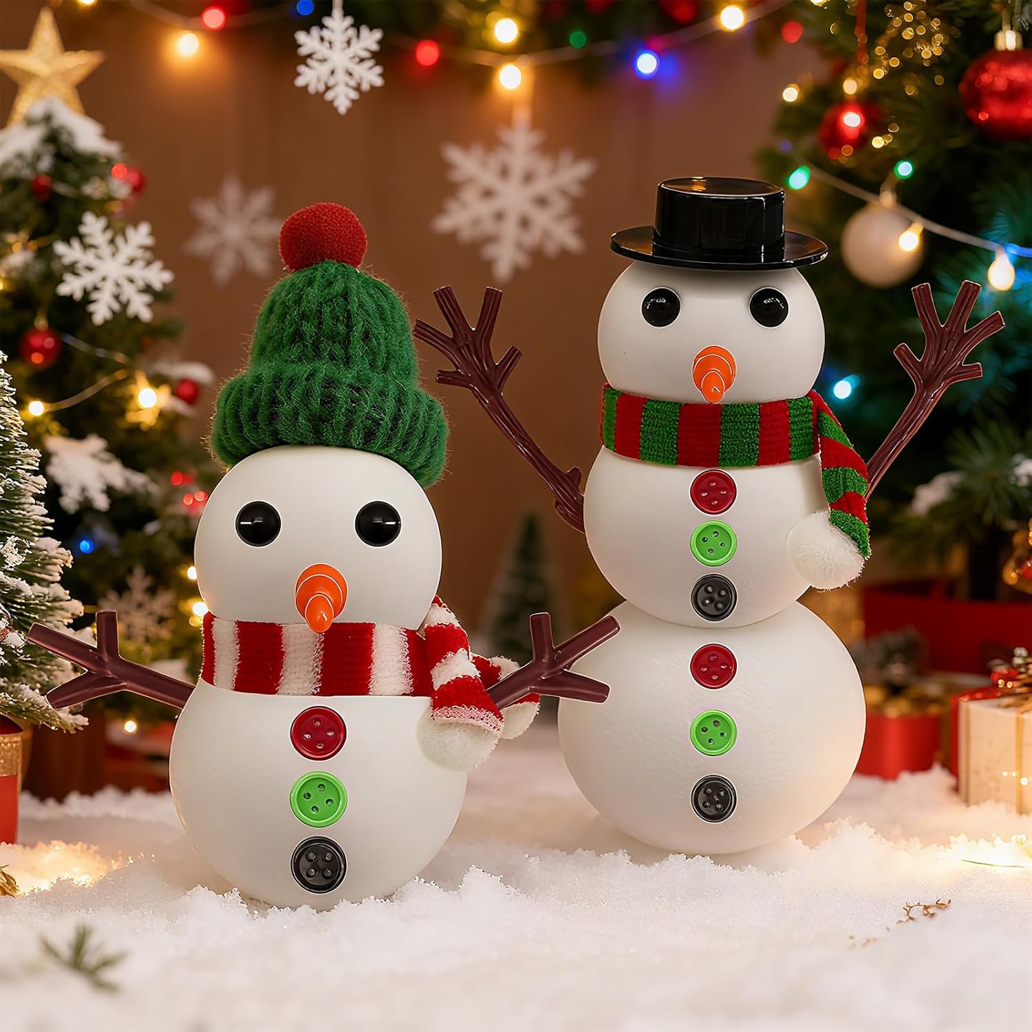 131-Piece DIY Clay Snowman Kit – Holiday Modeling Clay Activity for Kids