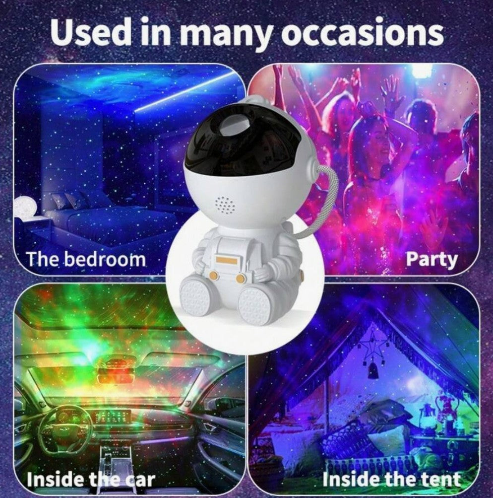 Astronaut Sky Projector – Nebula Ceiling LED Night Light With Remote Control