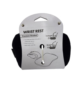 Handstands Ergonomic Beads Mouse Wrist Rest – Black/Gray