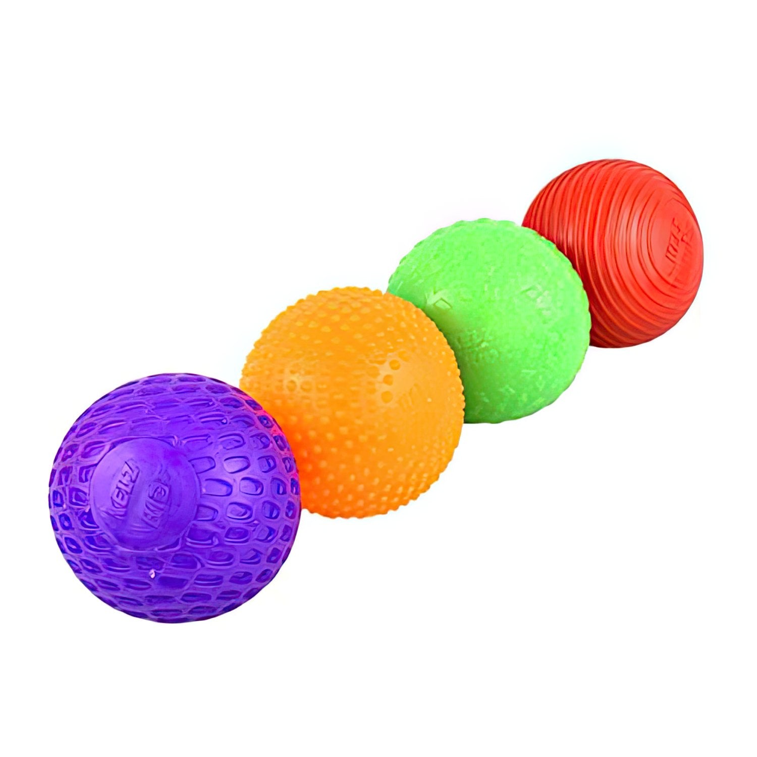 4pk Textured Stretch & Squeeze Stress Balls – Sensory Fidget Toys