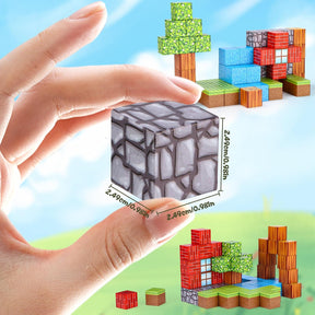 64pc Magnetic Forest Tree House Building Blocks – Creative STEM Set