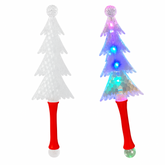 14″ Christmas Tree Light Up Wand with Prism Ball – Flashing Colors