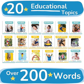 18-Book Toddler Learning Set with Puzzles & Flashcards (Ages 1–3)