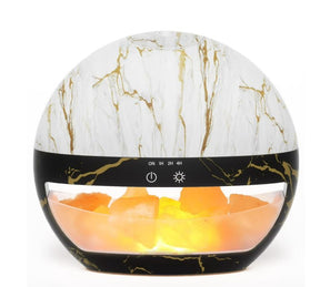 Himalayan Salt Lamp Essential Oil Diffuser – Ultrasonic 100ml Aromatherapy Humidifier