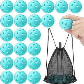 36pk Practice Golf Balls –  Small Plastic Training Balls with Drawstring Bag for Indoor/Outdoor