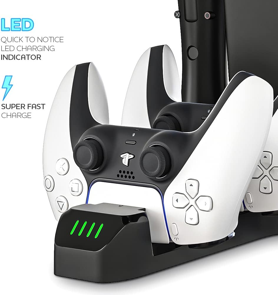 Skywin VR Charging Stand for Gamers – PSVR & PS5 Controller Charging Station