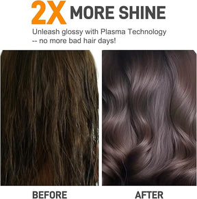 Zelladay Dual Ionic Blow Dryer Brush – Hot Air Brush for Fast Blowouts