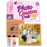 DIY Photo Resin Coaster Kit – Custom Picture Coasters Craft Set