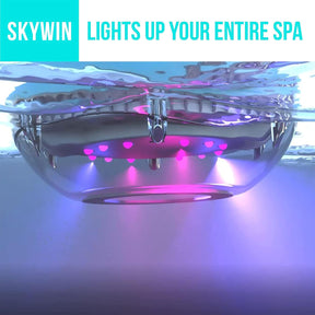 Skywin Floating Pool Speaker with LED Lights – Waterproof Bluetooth Speaker